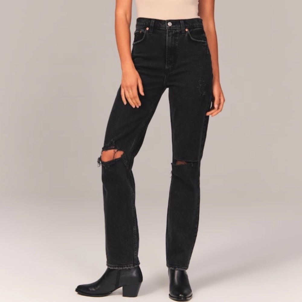 Abercrombie & Fitch 90s Straight Ultra High Rise Jeans sz 25 / 0